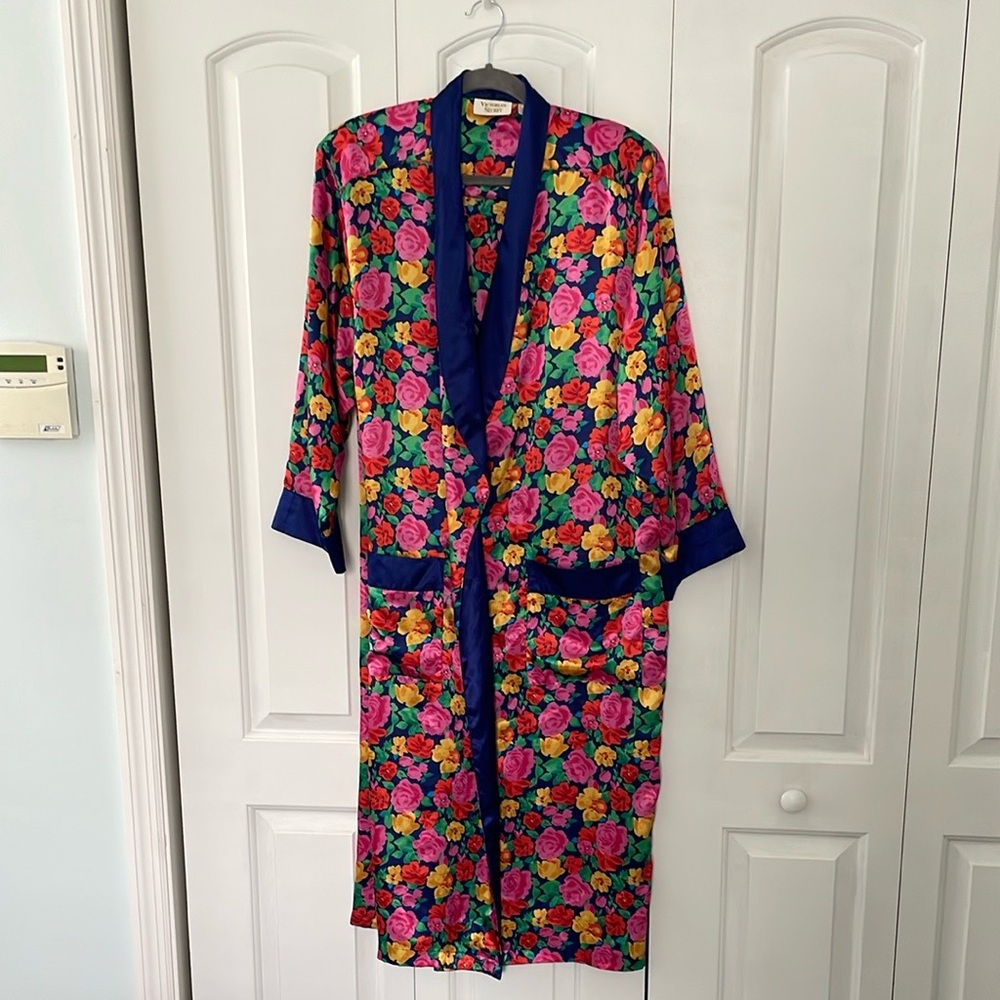 Victoria's Secret Blue Floral Robe